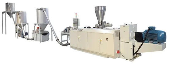 High Performance PVC Granulating Line with 400 Kg/H Capacity, PVC Pellets Making Machine, Granules Making Machine
