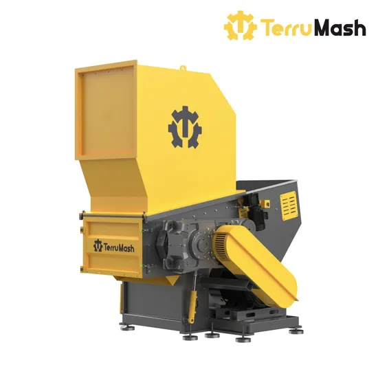 Pet Single Shaft Crusher Scrap Glass Bottles Recycling Shredder Medicine Bottle Cutting Plastic Crushing Crusher