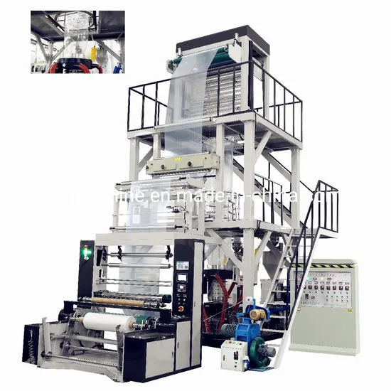 ABA 3layers Biodegradable Polyethylene Polythene Film Blown Extruder