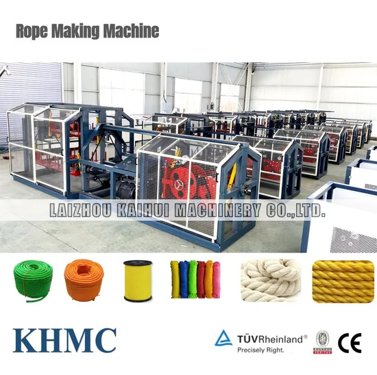 3-32mm 3/4 Strands Hdep Pet Rope Twisting Machine Plastic Rope Making Machine