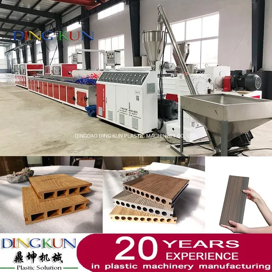 WPC Wall Panel Door Frame Decking Profile Making Extrusion Machine