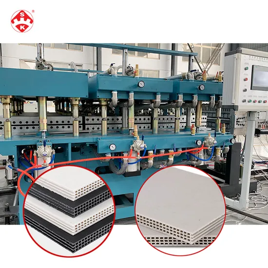 Concrete Plastic Plywood Sheet PP Hollow Plastic Bofu Block Construction Formwork Tepmplate Corrugated Board Making Extruder Machine