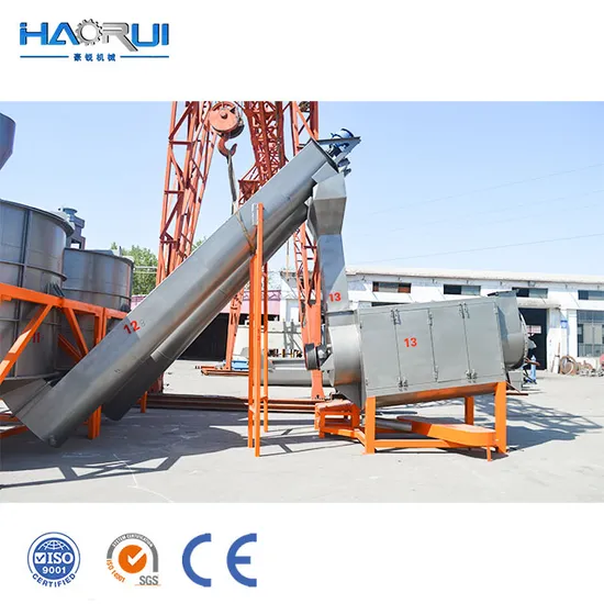 Haorui 2024 Plastic Waste Recycling Machine for PP PE HDPE LDPE Bottle/Film Washing Line