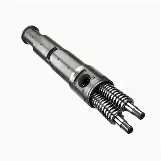 Bimetallic Conical Twin Double Screw and Barrel Cylinder with DC53 SKD61 Inner Sleeve for 65/132 80/156 92/188 PVC for Cincinnati Battenfeld with High CaCO3