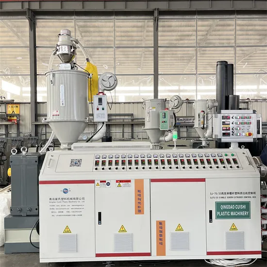 HDPE PE PP PPR PVC Plastic Water Supply Energy Extrusion Pipe Tube Production Line Extruder Machine/Drainage Tube Hose Machine