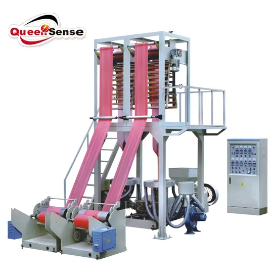 ABA Double Screws Double Head Dies Co-Extrusion High Speed Film Making Machine