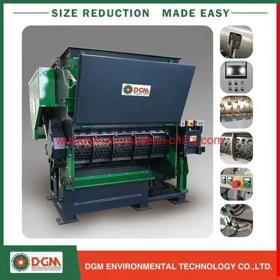 Lump Aluminum Copper Wood Paper Rubber Plastic Recycling Crushing Machine Shredder