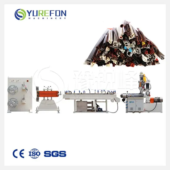 Soft PVC Sealing Strip Extrusion Making Machine for Window Door Gasket