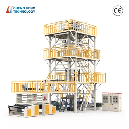 Chengheng Good Price 1000-1600mm ABC (IBC) Blown Extruder Production Line Three Layers Co-Extrusion Plastic Film Blowing Machine