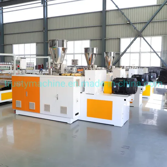 PVC WPC PE Panel Ceiling Profile Decking Production Extrusion Extruding Line