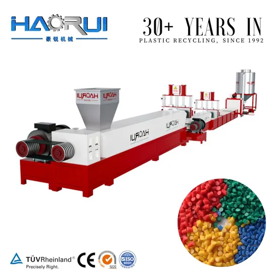Complete Plastic Pellet Line PP PE Granulating Machine Plastic Pelletizing Recycling Price