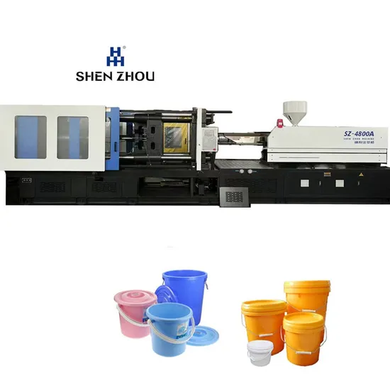 750 Ton Plastic HDPE PP Chair, Bucket, Paint Bucket, Basin Injection Molding Moulding Machine