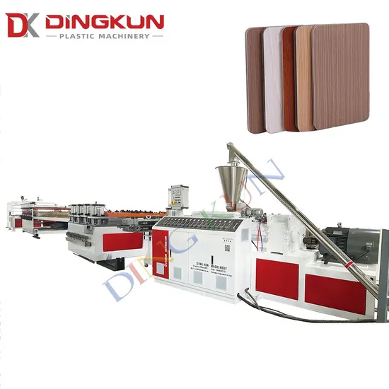 Wood Plastic PVC / WPC Wall Panel Door Solid Foam Board Extrusion Line Making Machine Line