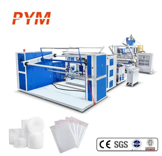 Plastic Express Bag Polyethylenen Air Bubble Film Making Machinery