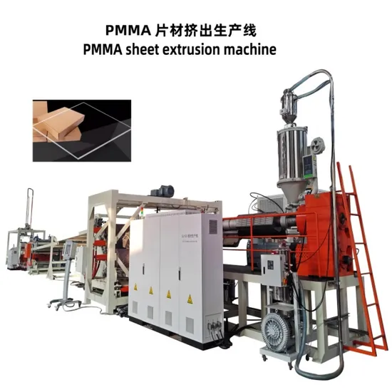 Transparent PC/PMMA/PE/PP/PS/ABS Sheet/Board/Plate Extrusion Machinery