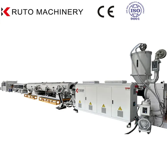 Fast High Speed PE PP HDPE PVC PPR Mpp Plastic Water Gas Supply Drainage Solid Wall Pipe Hose Tube Making Machine Production Extrusion Line Made in China