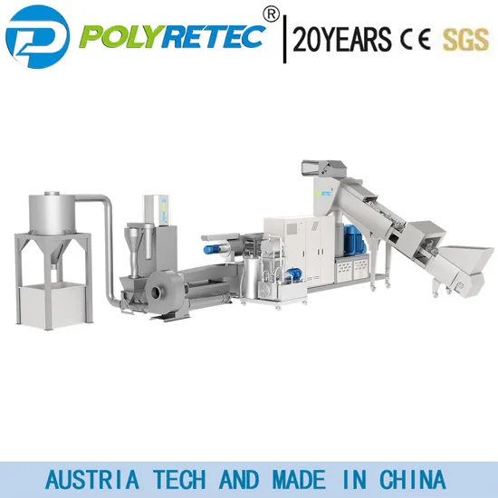Malaysia BOPP Stretch Film Woven Bag Granulation Machine, PP PE Bags Pelletizing Line