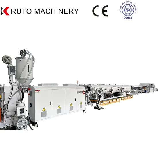 50-160mm High Quality Conical Twin Screw UPVC CPVC PVC Electrical Conduit Water Drainage Pipe Tube Extruder Machine Production Extrusion Manufacturing Machine