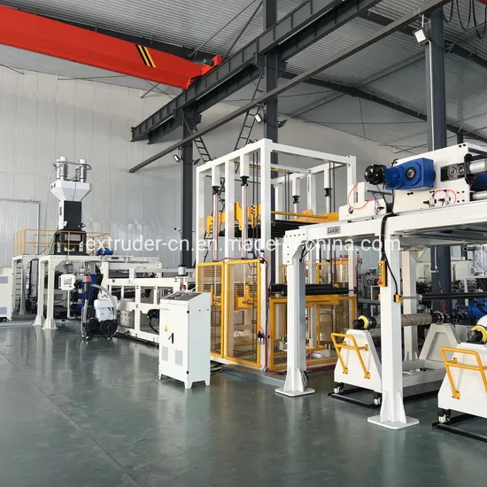 High Speed Polystyrene PP PS HIPS Pet APET Gpet Gag Plastic Sheet Extrusion Production Line