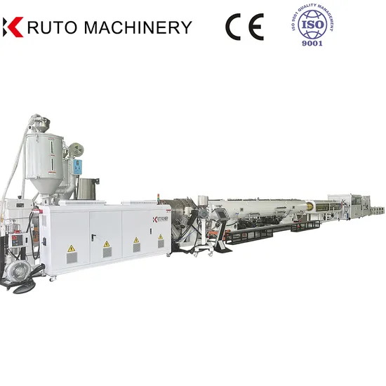 50-160mm Single Double Triple Multiple Layer Plastic HDPE PE PP Pipe Tube Extrusion Production Line Making Machine Tubing Making Equipment