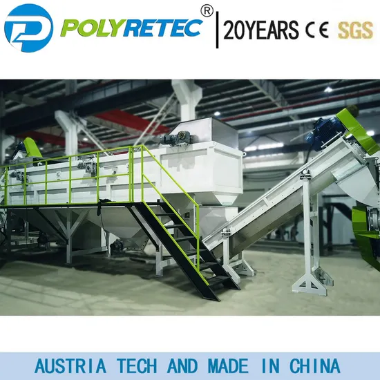 Waste Plastic LDPE Agriculture Covering Film/LLDPE Stretch Packaging Film Washing Recycling Line