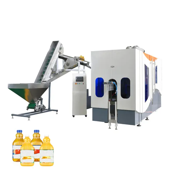 One out Four Fully Automatic Manual Bottle Blowing Machine Straight Line Machine Dedicated for Water and Oil Plants