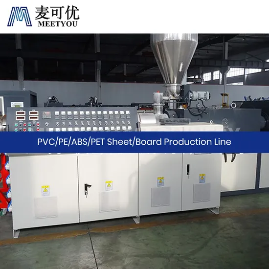 Meetyou Machinery PVC PE Pet Transparent PVC Sheet Price Production Line Suppliers Plastic Sheet Extrusion Equipment Production Line China Plate Making Machine