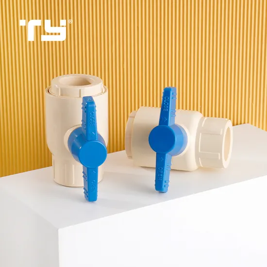 NSF Proved High Quality CPVC ASTM D2846 Plastic Ingle Union Valve