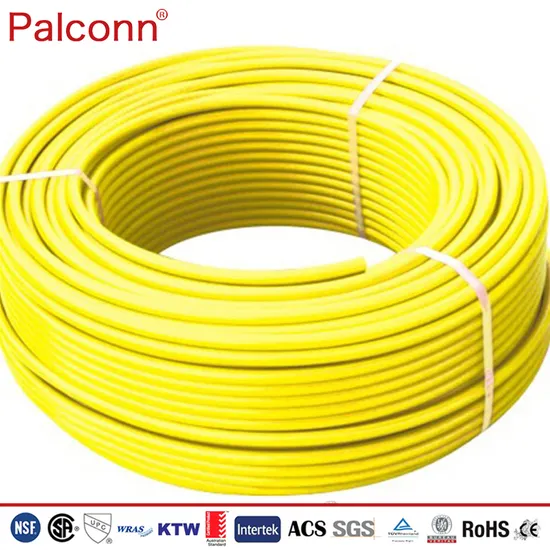 OEM Yellow Color 25*2.5mm PE-Al-PE Aluminium Composite Gas Pipe