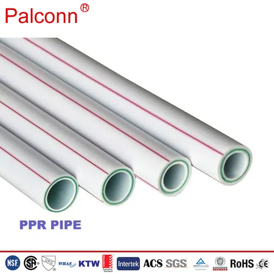 Pn20 PPR Al PPR Pipe for Hot and Cold Water 25*3.3mm White/Green Color