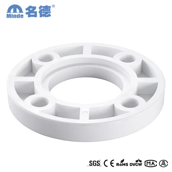 Custom Color Plastic Plumbing Fittings PPR Flange