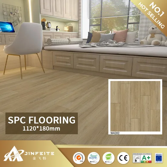 Hot Sell Plastic Flooring Fireproof/Waterproof/Moisture Proof Spc Composite Floor Lvt/Vinly