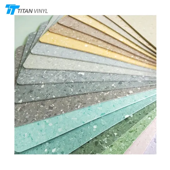 Healthcare Hospital School Education System Homogeneous Vinyl Flooring Rolls