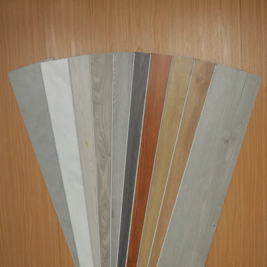 Luxury 4mm Click PVC Plastic Wood Vinyl Floor Planks Spc Flooring