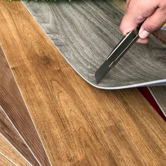 Waterproof 2mm 3mm 4mm 5mm 6mm PVC Glue Down Dry Back Self Adhesive Click Lvp Plank Luxury Vinyl Tiles Lvt Flooring
