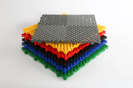 High-Quality Interlocking Plastic Tiles for Car Wash Garage Flooring