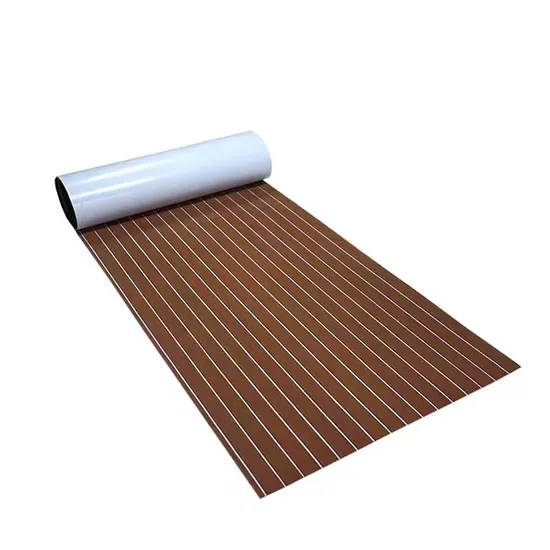 Two Color Boat Flooring Embossed EVA Foam Boat Decking Marine Mat Non-Slip Self-Adhesive Flooring for Motorboat Kayak Surfboard Garden Swimming Pool Flooring
