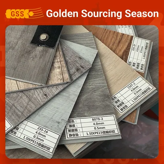 Factory Direct Spc Luxury Vinyl Plank Wood Grain PVC Laminate Flooring