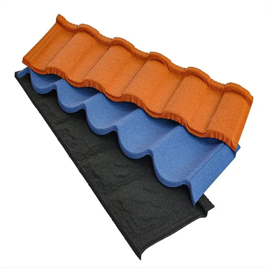 Hot Sales Stone Coated Bond Roof Tiles Durable Black and Gray Color