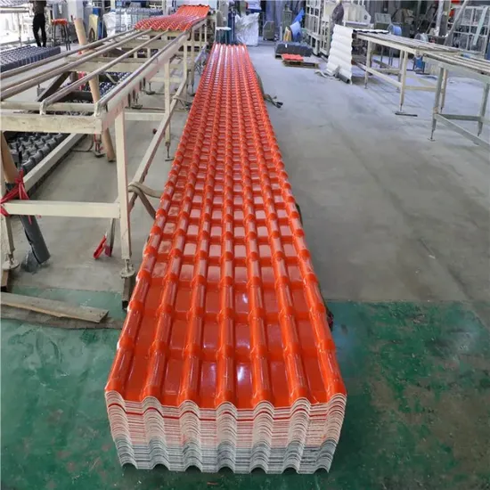 35 Years Lifetime ASA Coated Roofing Material PVC Sheet Synthetic Resin Roof Tile