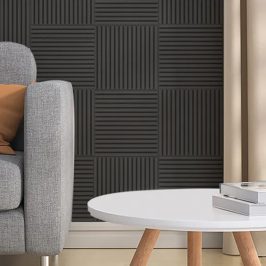 Th-Star 3D Acoustic Pet Felt Wooden Wall Panel