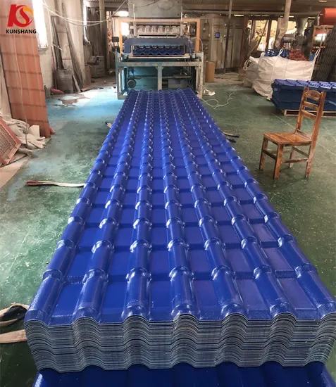 Synthetic Resin Spanish PVC Roofing Tile Sheet