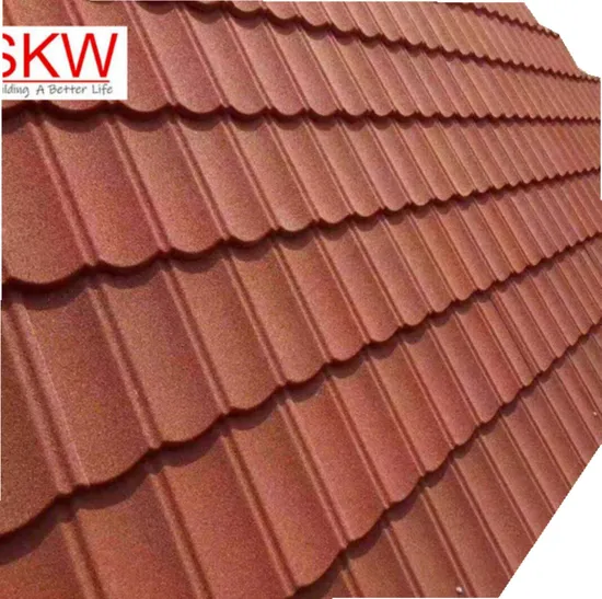 Wholesale 50 Year Warranty 0.5mm Az150g Color Stone Coated Metal Roof Tile Metal Roofing Steel Accessories Building Material Roofing Sheet Factory Price