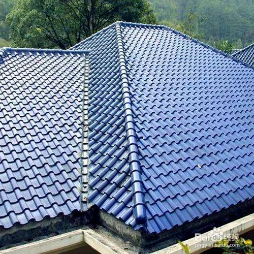 Long Span Corrugated Roof Solar Panels Insulated Roof Synthetic Resin Tile