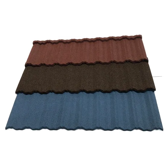 Classic Weather Resistant Galvanized Roofing Material Stone Coated Metal PVC Roof Tile
