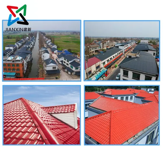 UV Resistant Spanish Architectural Style Roof Tiles ASA Synthetic Resin Tiles