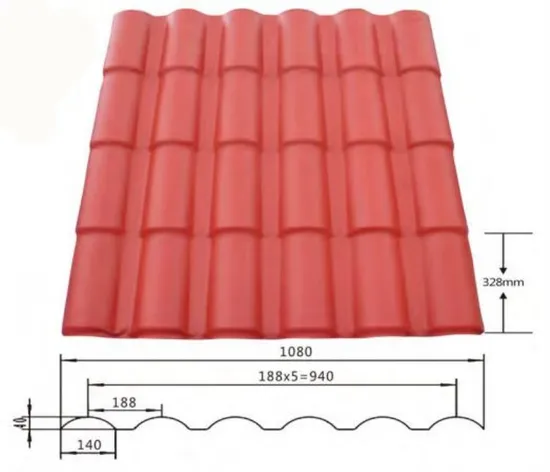Pingyun Plastic Roofing Tile/ASA Coated PVC Roofing/UPVC Roof Sheet