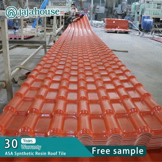 Insulation Resistance Synthetic Roofing Material PVC Roof Tile ASA UPVC Roofing Sheet