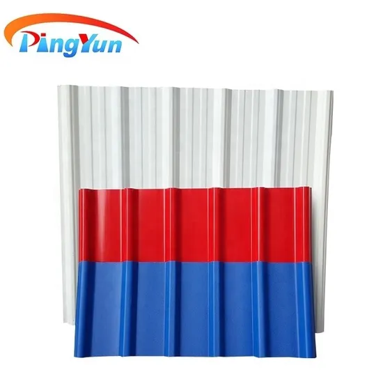 Factory Supply Price PVC Roof Tile Roof Sheet Anti Corrosive Trapezoidal Wave Roofing Tile UPVC Roofing Sheet for Warehouse