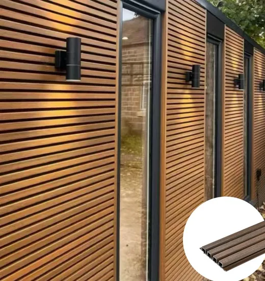 Most Popular Easy Installation WPC Wooden Plastic Composite Wall Cladding for Outdoor